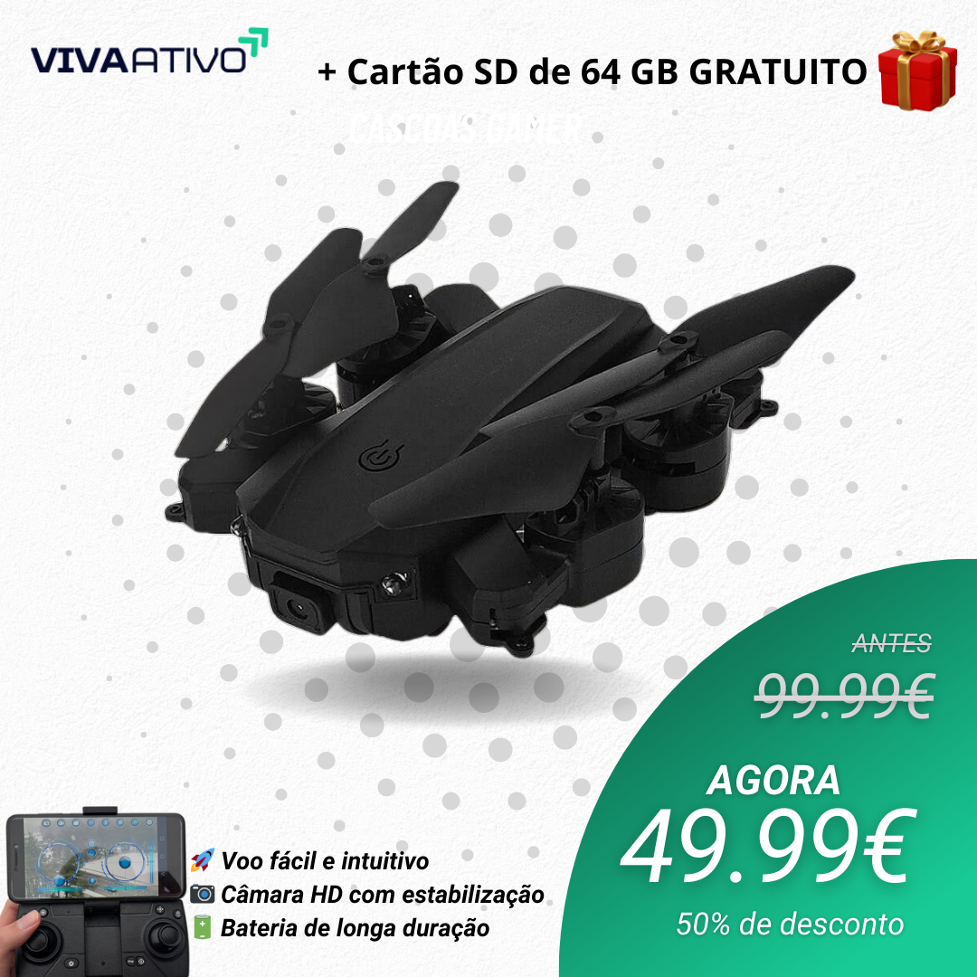 AeroCam™ - Drone HD de voo fácil