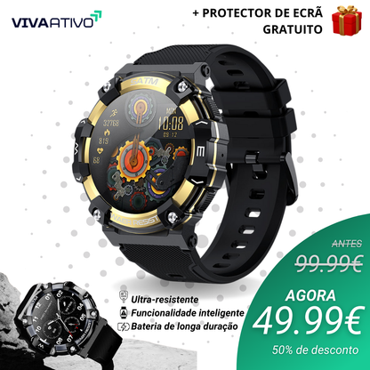 TitanPulso™ - Relógio inteligente tático ultra-resistente